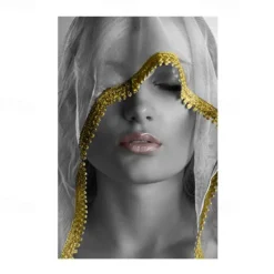 Wall Art Canvas Prints People Woman Home Decoration Decor Rolled Canvas No Frame Unframed Unstretched