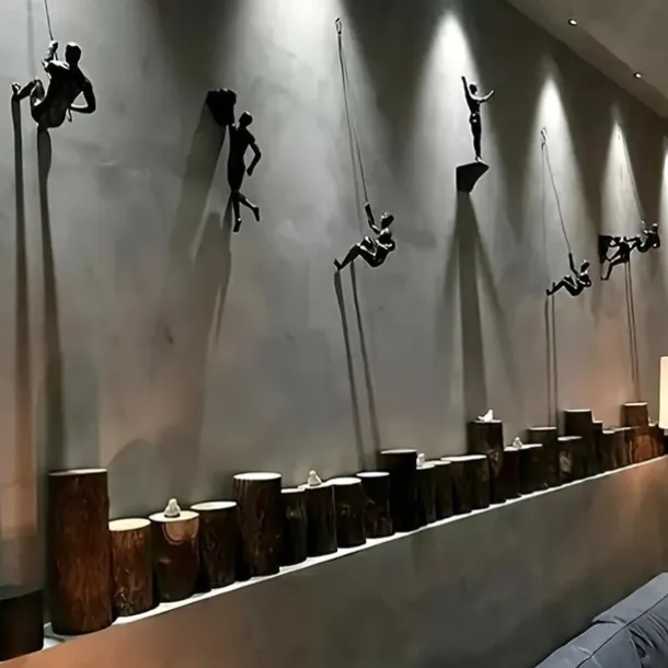 Wall Art Resin Hanging Sculptures - Suitable for Living Room, Bedroom, Or Corridor - No Feathers, No Electricity Required - Ideal Gift for Modern Art Lovers