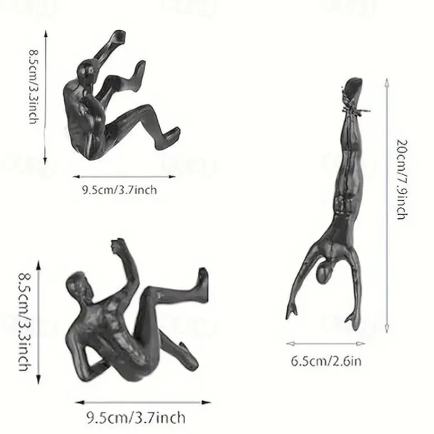 Wall Art Resin Hanging Sculptures - Suitable for Living Room, Bedroom, Or Corridor - No Feathers, No Electricity Required - Ideal Gift for Modern Art Lovers