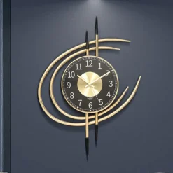 Wall Clock Creative Modern Nordic Luxury Iron Quartz Watch Living Room Bedroom Kitchen Office Hotel Home Decoration