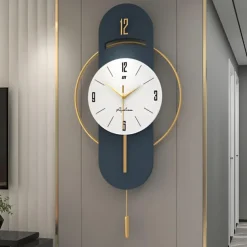Wall Clock Quartz Silent Suspension Full Size Pendulum Electronic Wall Clock Bedroom Home Silent Wall Clock Wall Clock