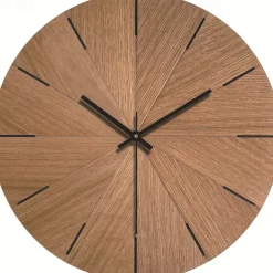 Wall Clock Simple Modern Design Wooden Clocks for Bedroom Wood Wall Watch Home Decor Silent Digital Large Wall Clock Kitchen Solid Wood Wall Clock Mute Clock Living Room Home Office Quartz 30 cm