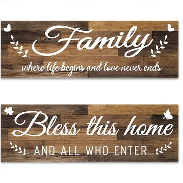 Wall Decoration Hanging Decoration Rural Farmhouse Wooden Sign Wall Decoration Restaurant Kitchen Wall Decoration Sign Wooden Sign
