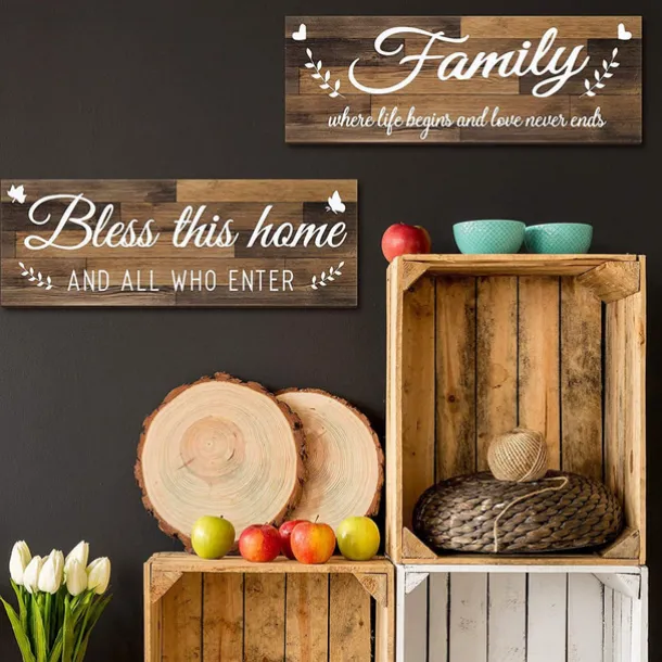 Wall Decoration Hanging Decoration Rural Farmhouse Wooden Sign Wall Decoration Restaurant Kitchen Wall Decoration Sign Wooden Sign