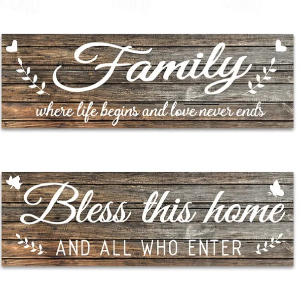 Wall Decoration Hanging Decoration Rural Farmhouse Wooden Sign Wall Decoration Restaurant Kitchen Wall Decoration Sign Wooden Sign