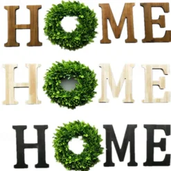 Wall Decoration Wooden Home Home Letter Wall Decoration Retro Decoration Wall Pendant Cafe Restaurant Living Room