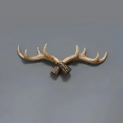 Wall Hanging American Wood Retro Antlers Decorative Hook Wall Coat Hook Clothing Store Entrance