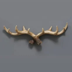 Wall Hanging American Wood Retro Antlers Decorative Hook Wall Coat Hook Clothing Store Entrance