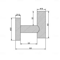 Wall Hook,Golden Robe Hook Stainless Steel Wall Mounted Coats Hook 1pc