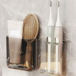 Wall Mount Remote Control Holder Transparent Remote Control Holder Convenient Media Organizer Wall Mount Organizer Rack Shelf