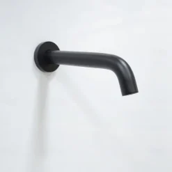 Wall Mounted Bathroom Sink Faucet,Bronze Retro Black Oil-rubbed Bronze One Hole Bath Taps