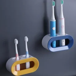 Wall Mounted Electric Toothbrush Holder, Toothbrush Rack, Toothbrush Organizer