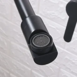 Wall Mounted Kitchen Sink Mixer Faucet, Foldable Pot Filler Facuet,Single Handle Two Holes Folding Taps, Electroplated / Painted Finishes Pull-out / Pull-down / Pot Filler Wall Mounted / Brass