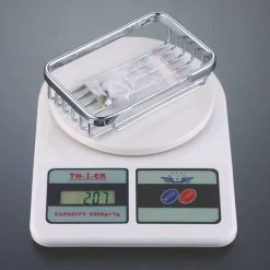 Wall Mounted Soap Holder Chrome,Soap Dish for Shower Wall Chrome-Durable and Sturdy,Easy to Install-Solid Brass