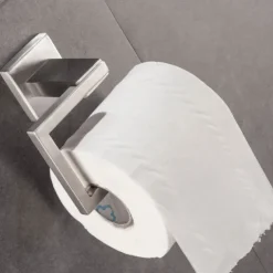 Wall Mounted Towel Bar Robe Hook Toilet Brush Holder New Design Creative Contemporary Modern Stainless Steel Low-carbon Steel Metal 1pc Bathroom