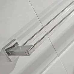 Wall Mounted Towel Bar Robe Hook Toilet Brush Holder New Design Creative Contemporary Modern Stainless Steel Low-carbon Steel Metal 1pc Bathroom