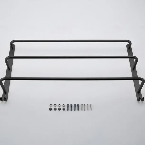 Wall Mounted Towel Rack,Stainless Steel 3-TierTowel Bar Storage Shelf for Bathroom 60cm Towel Holder Towel Rail Towel Hanger