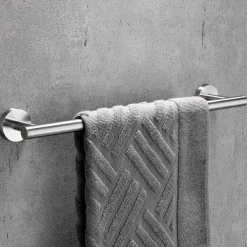 Wall Mounted Towel Rail Towel Bar Stainless Steel Bathroom Shelf Single Rod Wall Mounted New Desig 1 pc 30/40/45/50/60cm