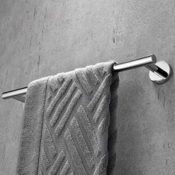 Wall Mounted Towel Rail Towel Bar Stainless Steel Bathroom Shelf Single Rod Wall Mounted New Desig 1 pc 30/40/45/50/60cm