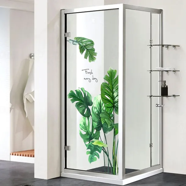 WallDecals Decor Vinyl DIY Green Tree Leaves Wall Stickers Removable Waterproof Wallpaper Decals Art Easy Peel & Stick for Kids Room Living Room Bedroom 30X90X2CM