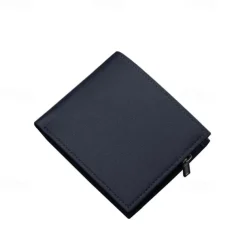 Wallet with Zipper, Father's Day Gift for Men Multi-Card Holder, Fashionable Leather Bifold Wallet for Men, Stylish and Durable