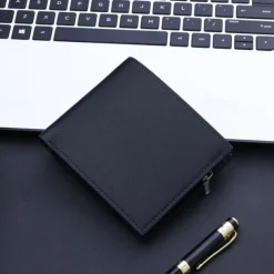 Wallet with Zipper, Father's Day Gift for Men Multi-Card Holder, Fashionable Leather Bifold Wallet for Men, Stylish and Durable