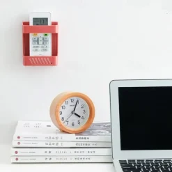 Wall-mounted Mobile Phone Plug Charging Remote Control Storage Box BracketInstalling Organizer Bracket Without Punching