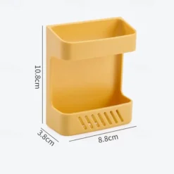 Wall-mounted Mobile Phone Plug Charging Remote Control Storage Box BracketInstalling Organizer Bracket Without Punching