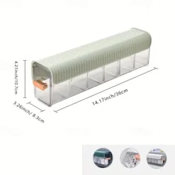 Wall-Mounted Organizer Box Sleek, Lightweight Design for Cosmetics, Cables & Desktop Items