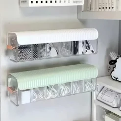 Wall-Mounted Organizer Box Sleek, Lightweight Design for Cosmetics, Cables & Desktop Items