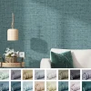 Wallpaper Self-adhesive Solid Color Wall Fabrics Non Woven for Home Decoration Waterproof Material Home Decor 53x300cm
