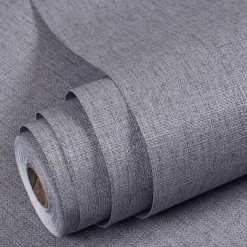 Wallpaper Self-adhesive Solid Color Wall Fabrics Non Woven for Home Decoration Waterproof Material Home Decor 53x300cm