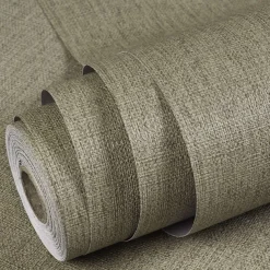 Wallpaper Self-adhesive Solid Color Wall Fabrics Non Woven for Home Decoration Waterproof Material Home Decor 53x300cm
