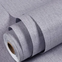Wallpaper Self-adhesive Solid Color Wall Fabrics Non Woven for Home Decoration Waterproof Material Home Decor 53x300cm