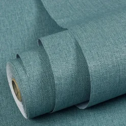 Wallpaper Self-adhesive Solid Color Wall Fabrics Non Woven for Home Decoration Waterproof Material Home Decor 53x300cm