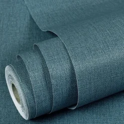 Wallpaper Self-adhesive Solid Color Wall Fabrics Non Woven for Home Decoration Waterproof Material Home Decor 53x300cm