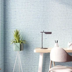 Wallpaper Self-adhesive Solid Color Wall Fabrics Non Woven for Home Decoration Waterproof Material Home Decor 53x300cm