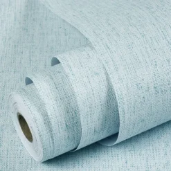Wallpaper Self-adhesive Solid Color Wall Fabrics Non Woven for Home Decoration Waterproof Material Home Decor 53x300cm