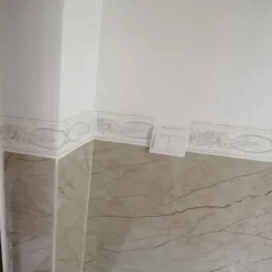 Wallpaper Self-adhesive Waistline Embossed Rose Flower PVC / Vinyl Wallpaper suitable for Family Living Room or Office Decoration Material 3D Home Decor