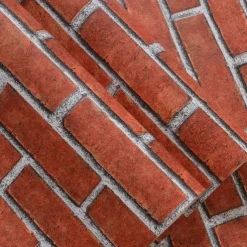 Wallpaper Wall Covering Sticker Film Peel and Stick Removable Faux 3D Brick Vinyl PVC Home Décor 300*53cm