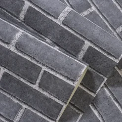 Wallpaper Wall Covering Sticker Film Peel and Stick Removable Faux 3D Brick Vinyl PVC Home Décor 300*53cm