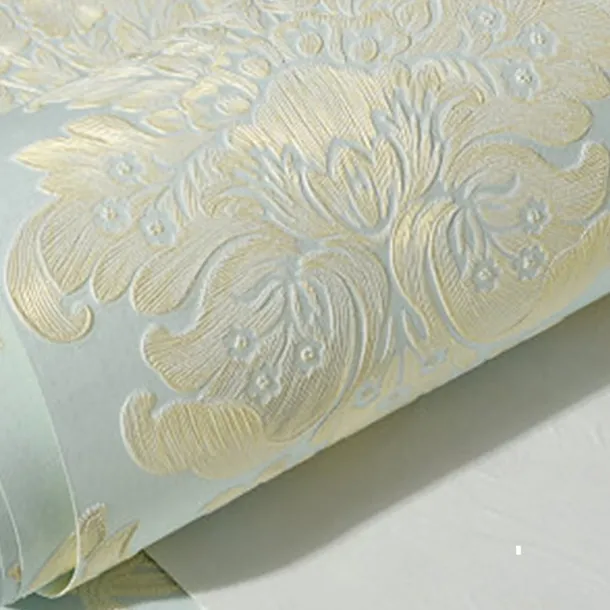 Wallpaper Wall Covering Sticker Film Peel And Stick Embossed Stripe 3d Three-dimensional Stripes Non Woven Home Deco 53x500CM/20.87''x196.85