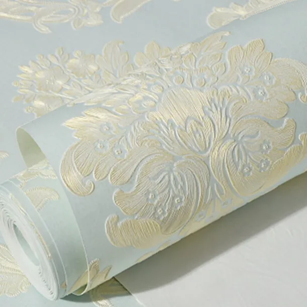 Wallpaper Wall Covering Sticker Film Peel And Stick Embossed Stripe 3d Three-dimensional Stripes Non Woven Home Deco 53x500CM/20.87''x196.85