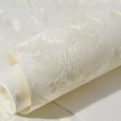 Wallpaper Wall Covering Sticker Film Peel And Stick Embossed Stripe 3d Three-dimensional Stripes Non Woven Home Deco 53x500CM/20.87''x196.85