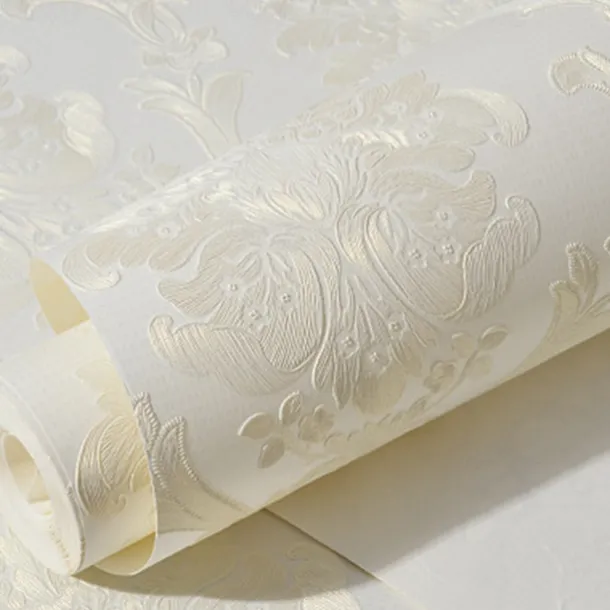 Wallpaper Wall Covering Sticker Film Peel And Stick Embossed Stripe 3d Three-dimensional Stripes Non Woven Home Deco 53x500CM/20.87''x196.85