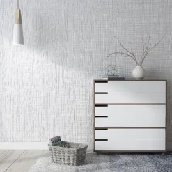 Wallpaper Wall Covering Sticker Film Modern Water Ripple Solid Color Vertical Stripes Non Woven Home Decor 53*1000cm Living Room Bedroom Room