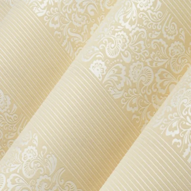 Wallpaper Wall Covering Sticker Film Flowers Modern Embossed Stripe Three-dimensional Relief Stripes Non Woven HomeDeco 53*1000CM