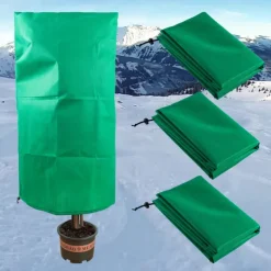 Warm Cover Tree Shrub Plant Protecting Bag, with Drawstring for Yard Garden Winter Frost Protection Sun Protection