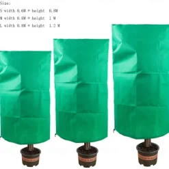 Warm Cover Tree Shrub Plant Protecting Bag, with Drawstring for Yard Garden Winter Frost Protection Sun Protection
