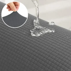 Water Repellent Dining Chair Cover Stretch Chair Seat Slipcover Spandex with Elastic Bottom Protector for Dining Room Wedding Ceremony Durable Washable